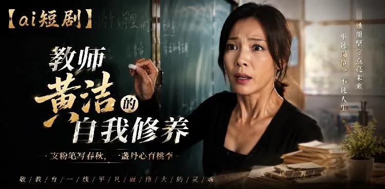 教師黃潔的自我修養 學生深夜輔導 ai短劇 師生曖昧糾纏 辦公室情慾故事